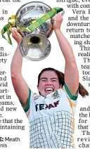  ?? ?? TOP OF THE PILE: Meath captain Shauna Ennis