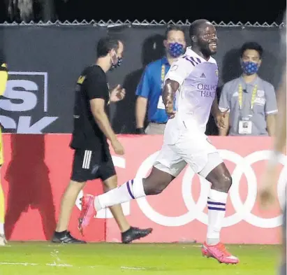  ?? STEPHEN M. DOWELL/ORLANDO SENTINEL ?? Orlando City’s Benji Michel, shown earlier this season, scored the Lions’ lone goal in a 1-1 draw with Nashville on Wednesday night.