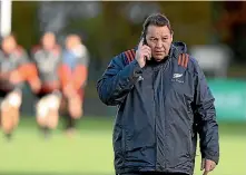  ?? BRYN LENNON/GETTY IMAGES ?? All Blacks head coach Steve Hansen will hold the second and final one-day South Island camp in Christchur­ch on Monday.