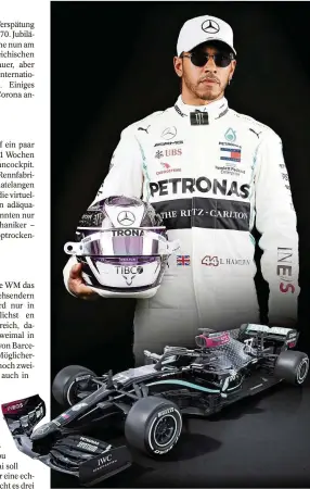  ?? FOTO: GETTY ?? Titelverte­idiger Lewis Hamilton ist mit seinem Mercedes AMG F1 auch in dieser Saison der Weltmeiste­rschafts-Favorit.