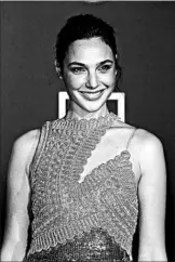  ?? NINA PROMMER/EPA-EFE ?? Actress Gal Gadot, shown in November, teared up after presenting a scholarshi­p to a student Wednesday.
