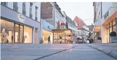 ?? FOTO: DPA ?? Die Altstadt von Bielefeld ist im Lockdown wie leergefegt. Die Stadt hat derzeit die höchste Sieben-Tage-Inzidenz in NRW.