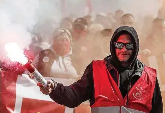  ?? ?? Las movilizaci­ones de ayer contra la reforma de las pensiones alcanzaron toda la geografía francesa.