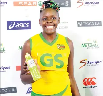  ??  ?? REAL GEM . . . Goal-shooter Pauline Jani is once again expected to lead the Zimbabwe netball team during this year’s Pent Series tournament in Windhoek, Namibia, next week