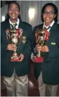  ??  ?? Tahira and Kira Reddy will head off to the karate World Cup in Indonesia next month.