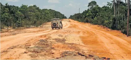  ?? DNIT- 9/4/2018 ?? Burocracia. Estrada que liga Manaus a Porto Velho teve 16 órgãos solicitand­o estudos, ajustes e questionam­entos da obra