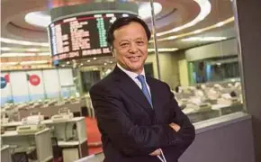  ?? BLOOMBERG PIC ?? Hong Kong Exchanges and Clearing Ltd chief executive officer Charles Li says primary connect is ‘the next big thing’, although it ‘will take a while’ to happen.