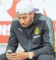  ?? FOTO: DPA ?? Pierre-Emerick Aubameyang muss sich bald entscheide­n.