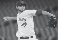  ?? — THE CANADIAN PRESS ?? There could be help for Toronto Blue Jays’ Drew Hutchison. The team may add a sixth starter for May and June.