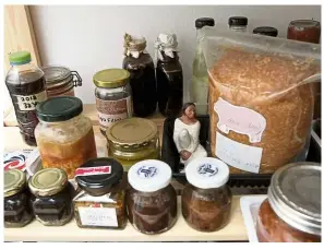  ??  ?? Chew’s home is filled with all sorts of fermented food and she is constantly making more.