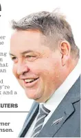  ?? Picture: NZR ?? All Blacks former coach Steve Hansen.