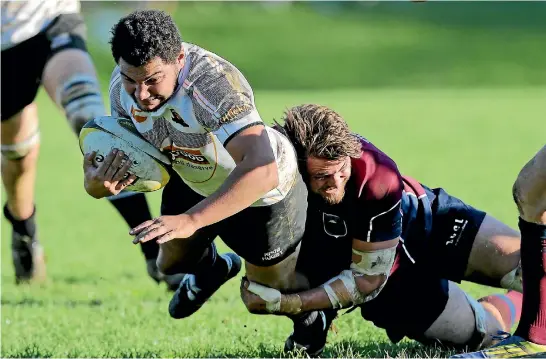  ?? PHOTO: FAIRFAX NZ ?? Logan Rei will start on the bench for New Plymouth Old Boys against Clifton.