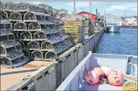  ?? ERIC MCCARTHY/JOURNAL PIONEER ?? In preparatio­n for the upcoming snow crab season, fishing boats are reappearin­g at Prince Edward Island fishing ports, including Northport Wharf in Alberton Harbour.