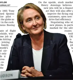  ?? Photo: ABC ?? Incoming Qantas chief executive officer Vanessa Hudson.