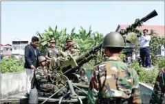  ?? ROYAL CAMBODIAN ARMY ?? Soldiers take part in the air defence training course on January 26.