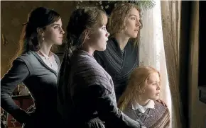  ??  ?? Little Women is the story of the March sisters, from left, Meg, Amy, Jo and Beth.