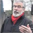  ??  ?? Gerry Adams and Taoiseach Enda Kenny were involved in angry exchanges in the Dail