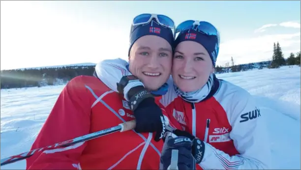  ?? FOTO: PRIVAT ?? Sverre T. Røiseland er stolt over at forloveden Marte Olsbu tok Ol-sølv i skiskyting i Sør-korea lørdag.