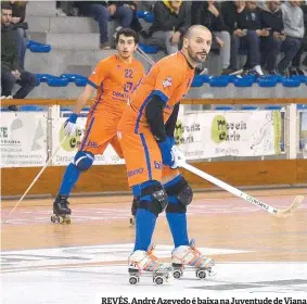  ??  ?? REVÉS. André Azevedo é baixa na Juventude de Viana