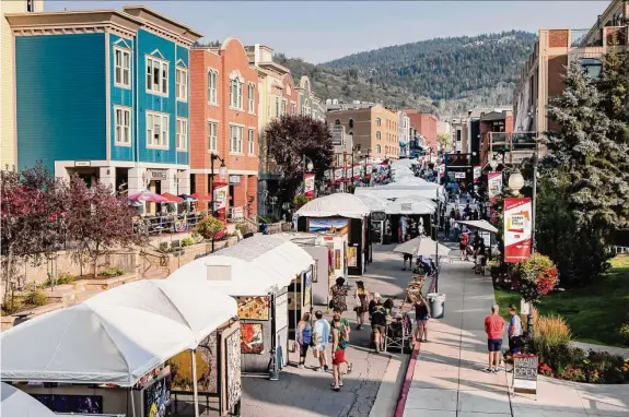  ?? Kimball Art Center ?? The Kimball Arts Festival in Park City, Utah, takes place in August.