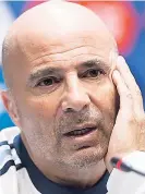  ??  ?? Argentina coach Jorge Sampaoli.