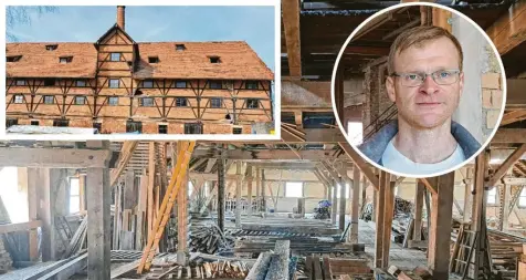  ?? Foto: Tobias Schuhwerk ?? Hans Kleinschmi­dt saniert und schützt eine alte Ziegelei bei Erkheim.