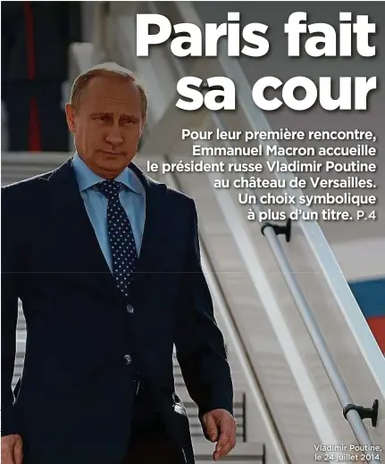  ??  ?? Vladimir Poutine, le 24 juillet 2014.
