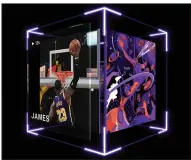  ?? (AP/Dapper Labs) ?? This image provided by Dapper Labs shows a LeBron James digital trading card.