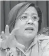  ??  ?? Leila de Lima