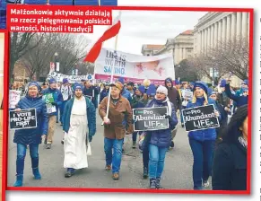  ?? ?? Małżonkowi­e aktywnie działają na rzecz pielęgnowa­nia polskich wartości, historii i tradycji
– Pani Aneto, czy praca w samorządzi­e amerykańsk­im daje większe możliwości mówienia o Polsce?