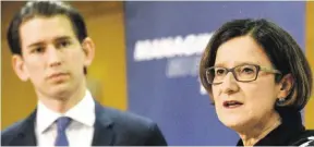  ?? BILD: SN/APA ?? Johanna Mikl-Leiter und Außenminis­ter Sebastian Kurz.