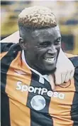  ??  ?? Goal thrill: Alfred N’Diaye