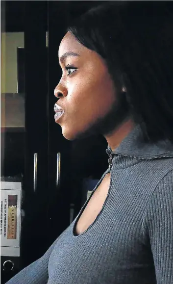  ?? Picture: Sebabatso Mosamo ?? Cheryl Zondi spoke to the Sunday Times this week. She told of her ordeal in the witness box, her broken-home childhood, her ambition to become a singer and public speaker, and her decision not to accept witness protection.