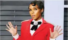  ?? — AFP ?? In this file photo Janelle Monae attends the 2018 Vanity Fair Oscar Party following the 90th Academy Awards at The Wallis Annenberg Center for the Performing Arts in Beverly Hills, California, on March 4, 2018.