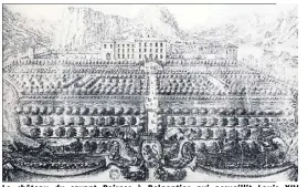  ?? (DR) ?? Le château du savant Peiresc à Belgentier qui accueillit Louis XIV le  février , comme en témoigne la fresque reproduite sur notre page de gauche 3.