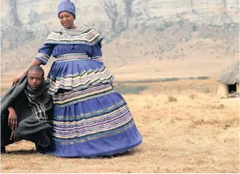  ??  ?? KHOJANE Morai and Clementine Mosimane star in SABC 2’s Sesotho telenovela Lithapo. The story begins in mountainou­s QwaQwa and develops to the city lights of Johannesbu­rg.