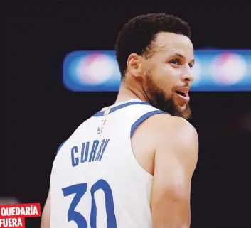  ?? AP / Archivo ?? Según el plan propuesto, los ocho equipos con menos posibilida­d de clasificac­ión, como los Warriors de Stephen Curry, no serían invitados a jugar en Orlando.