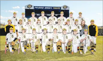  ?? BRIAN STARK SPECIAL TO THE ENTERPRISE LEADER ?? Prairie Grove’s 2020 baseball team.