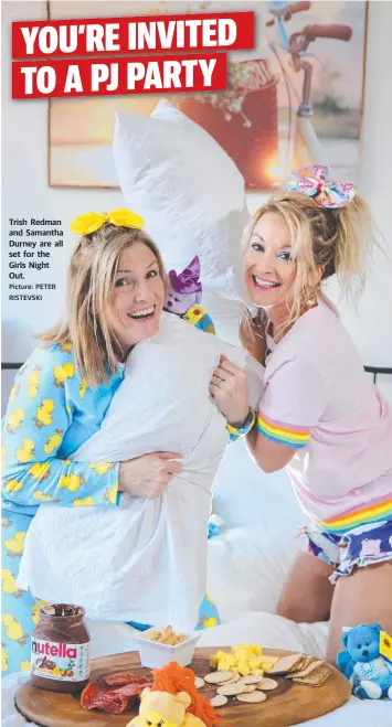  ?? Picture: PETER RISTEVSKI ?? Trish Redman and Samantha Durney are all set for the Girls Night Out.