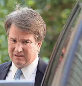  ?? GETTY IMAGES ?? “This never happened,” Brett Kavanaugh says of the accusation.