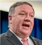  ??  ?? Mike Pompeo