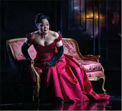  ?? ?? Hye-youn Lee as Violetta in a sumptuous La traviata