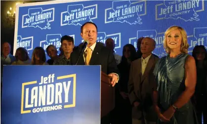  ?? ?? Jeff Landry will replace John Bel Edwards as Louisiana’s governor. Photograph: Brad Kemp/AP