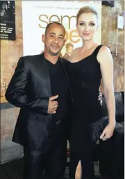  ?? PICTURE: COURTNEY AFRICA/AFRICAN NEWS AGENCY (ANA) ?? Jody Abrahams and Diaan Lawrensen. Abrahams has been nominated for best actor for this year’s Saftas.