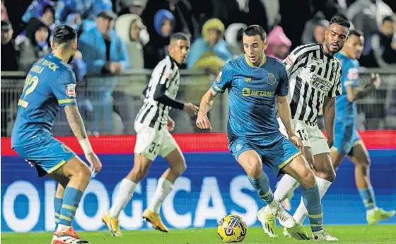  ?? ?? Nico González marcou no Algarve o primeiro golo ao serviço do FC Porto.