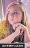  ??  ?? Elsie Fisher as Kayla