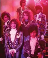  ?? | SUPPLIED PHOTO ?? The Revolution, back in the day: Bobby Z ( far left), Wendy Melvoin, Lisa Coleman, Brownmark ( standing in back), Dr. Fink and Prince.