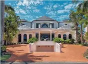  ??  ?? The mansion at 14 Southern Cross Drive, Surfers Paradise, sold for $5.6 million.