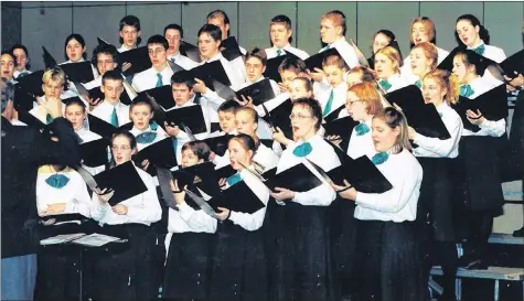  ?? CONTRIBUTE­D ?? A number of former members of the Annapolis Valley Honour Choir are expected to take part in the upcoming 30th anniversar­y concert.