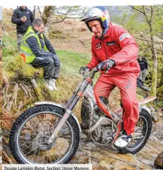  ??  ?? Dougie Lampkin (Beta). Section: Upper Mamore.